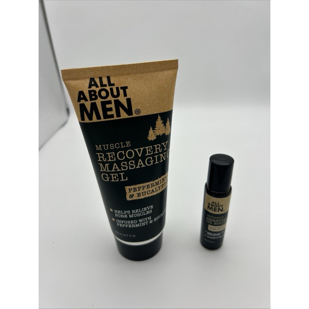 All About Men Muscle recovery‎ massaging gel &essential oil roller